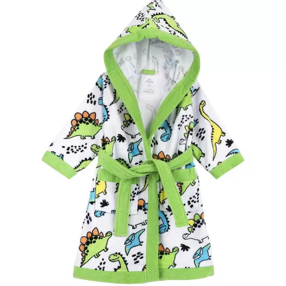 Chicco Accappatoio Con Dinosauri | Accappatoi