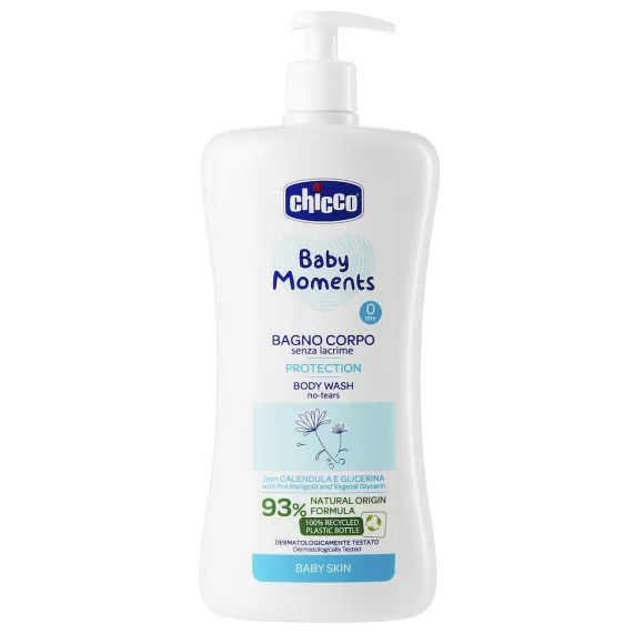 Chicco Bagno Corpo Senza Lacrime Baby Moments - Protection | Shampoo E Bagnoschiuma
