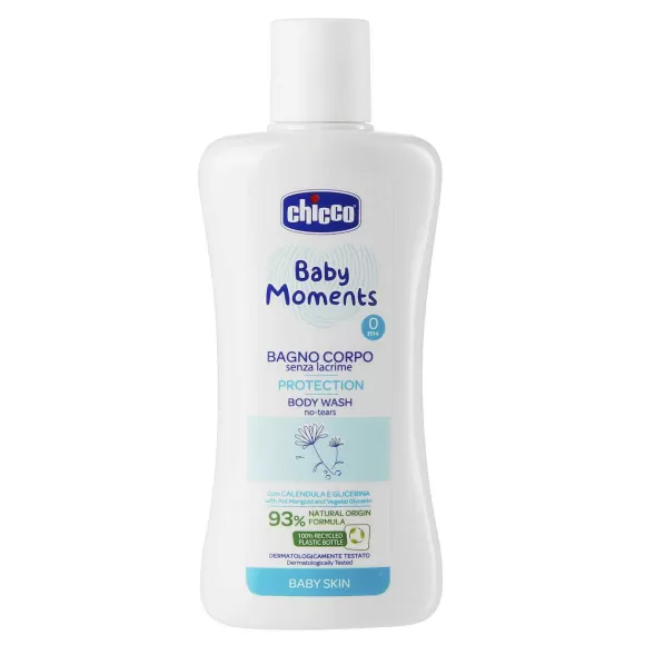 Chicco Bagno Corpo Senza Lacrime Baby Moments - Protection | Shampoo E Bagnoschiuma