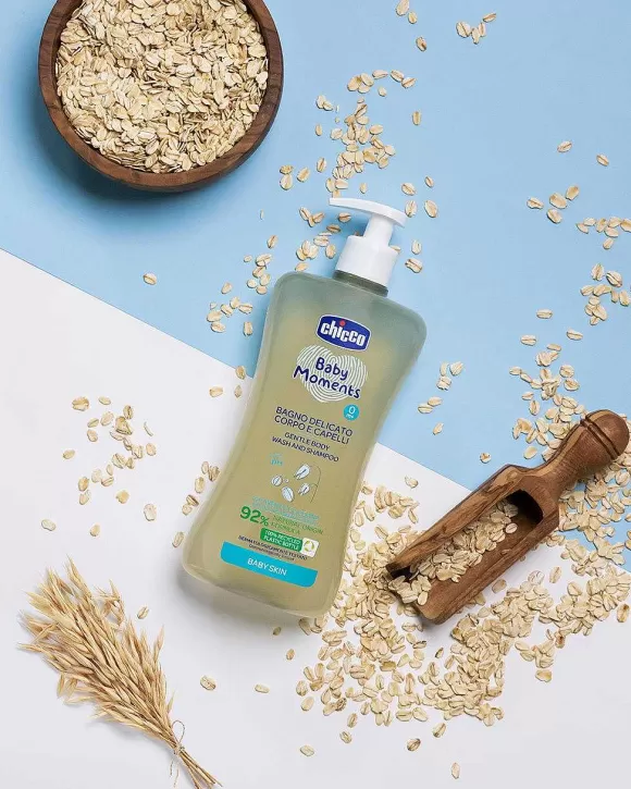 Chicco Bagno Delicato Corpo E Capelli Baby Moments | Shampoo E Bagnoschiuma
