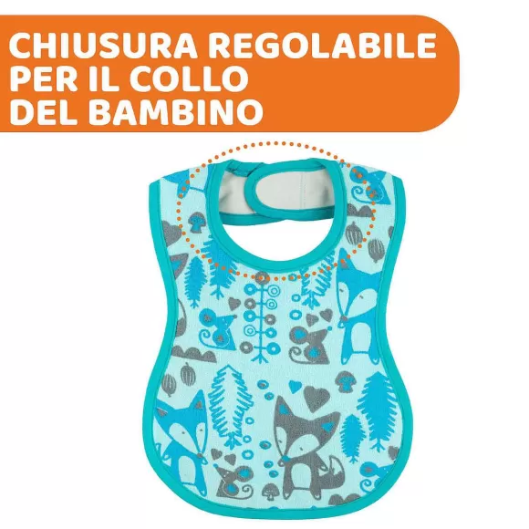 Chicco Bavaglini Pappa 6M+ 3Pz | Bavaglini