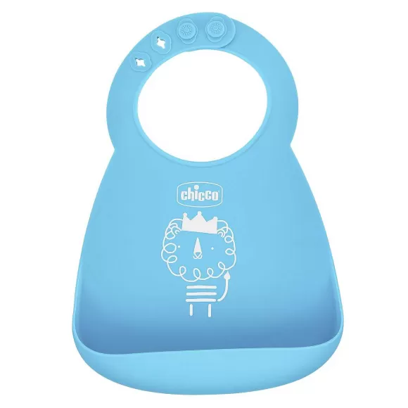 Chicco Bavaglino In Silicone Facile Da Arrotolare | Bavaglini