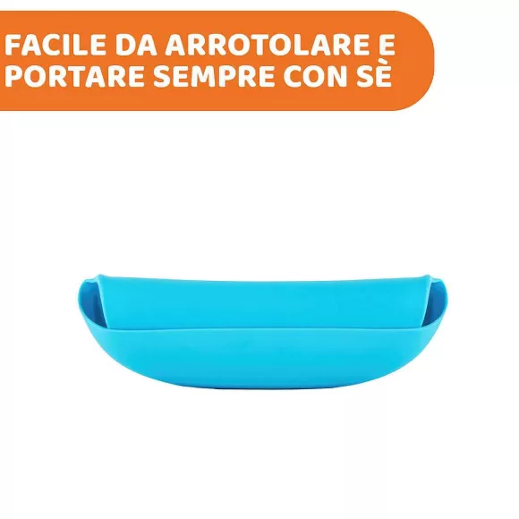 Chicco Bavaglino In Silicone Facile Da Arrotolare | Bavaglini