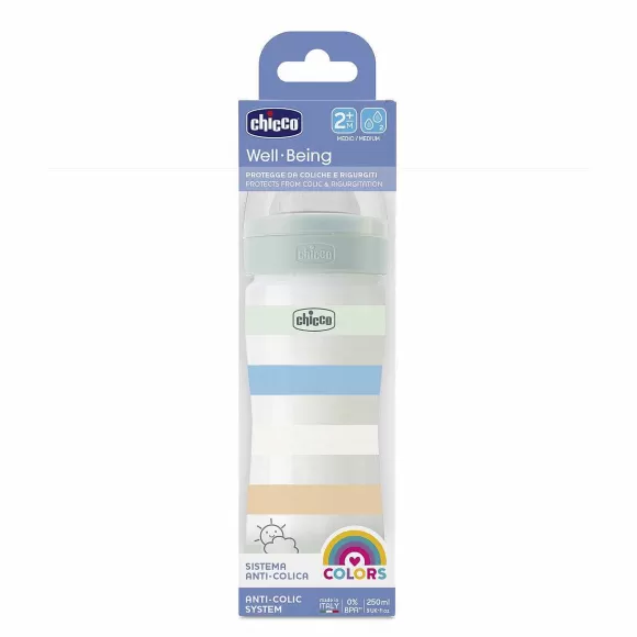 Chicco Biberon Benessere 250Ml Flusso Medio In Plastica | Biberon