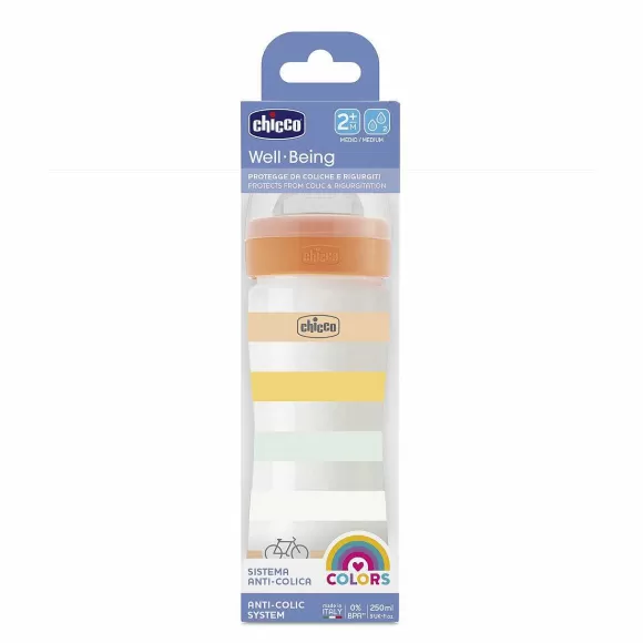Chicco Biberon Benessere 250Ml Flusso Medio In Plastica | Biberon