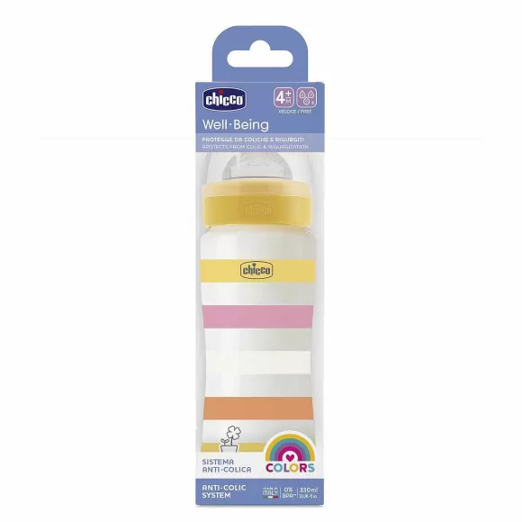 Chicco Biberon Benessere 330Ml Flusso Rapido In Plastica | Biberon