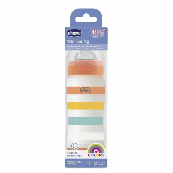 Chicco Biberon Benessere 330Ml Flusso Rapido In Plastica | Biberon
