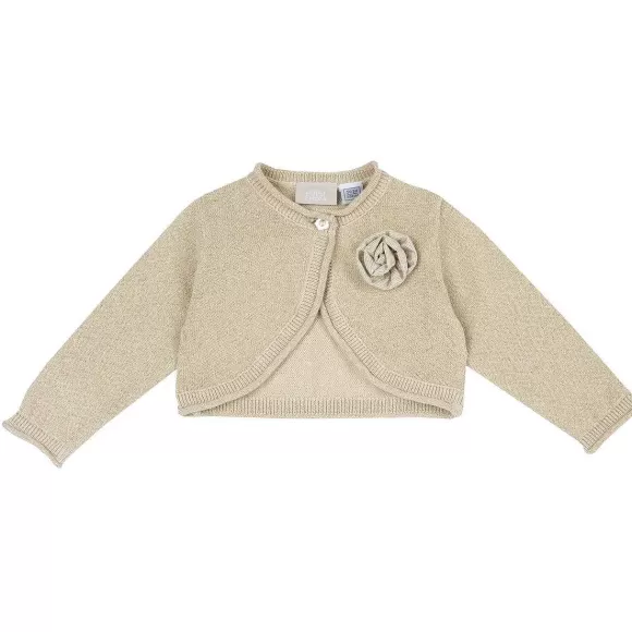 Chicco Cardigan Con Applicazione Fiore | Cardigan