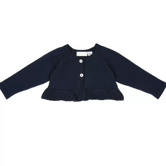 Chicco Cardigan Con Bottoni A Fiore | Cardigan