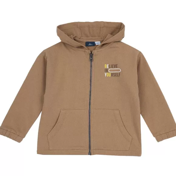 Chicco Cardigan Di Felpa Con Stampa | Cardigan