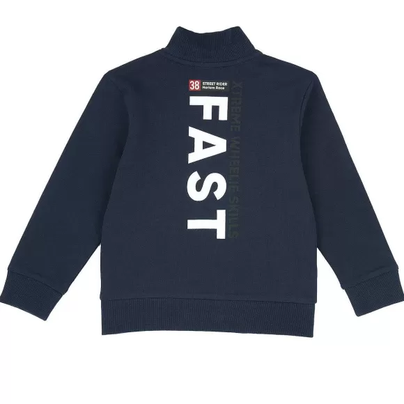 Chicco Cardigan Di Felpa Con Stampa | Completi