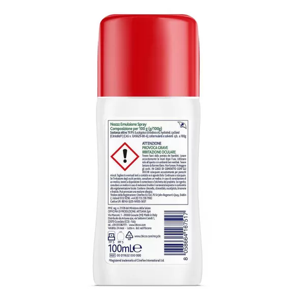 Chicco Nozzz Emulsione Spray Insetto Repellente. | Protezione Estate