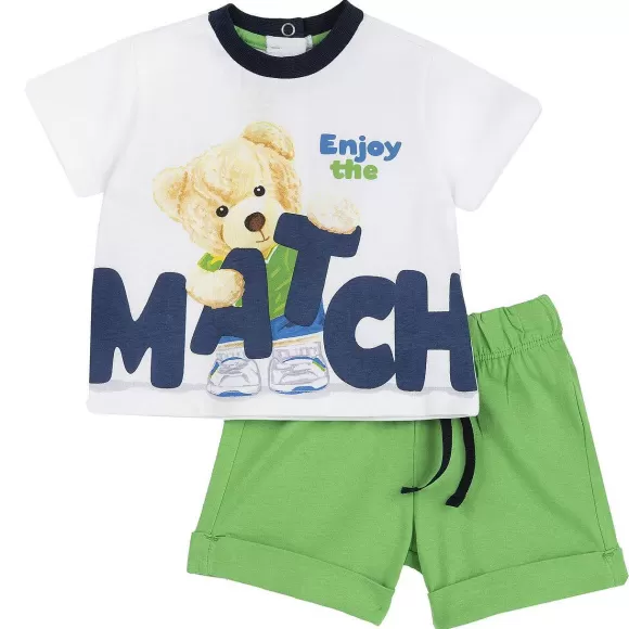 Chicco Completo Maglietta Con Pantaloni Corti | Completi