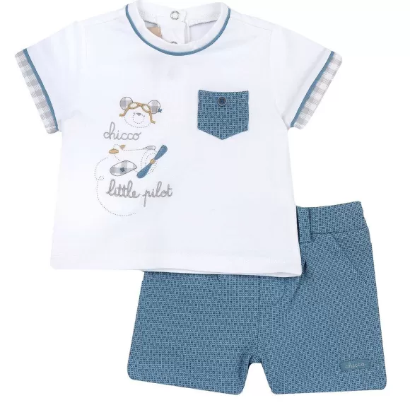 Chicco Completo Maglietta Con Pantaloni Corti | Completi