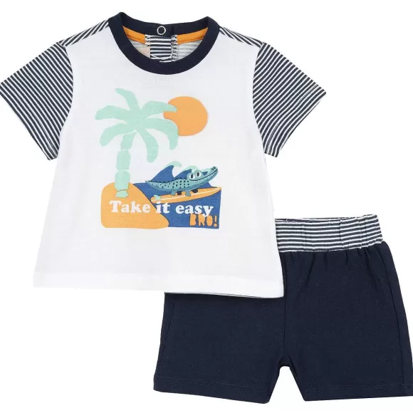 Chicco Completo Maglietta Con Pantaloni Corti | Completi