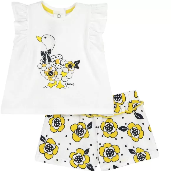 Chicco Completo Maglietta Con Pantaloni Corti | Completi