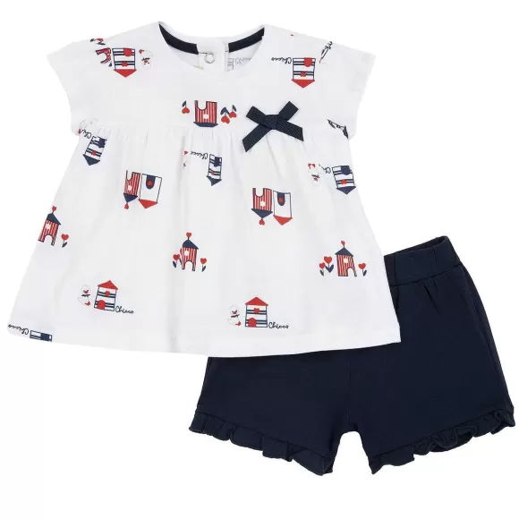 Chicco Completo Maglietta Con Pantaloni Corti | Completi