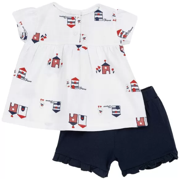 Chicco Completo Maglietta Con Pantaloni Corti | Completi