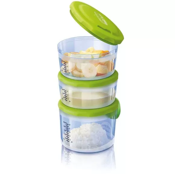 Chicco Contenitori Portapappa System Easy Meal 6M+ | Thermos E Contenitori