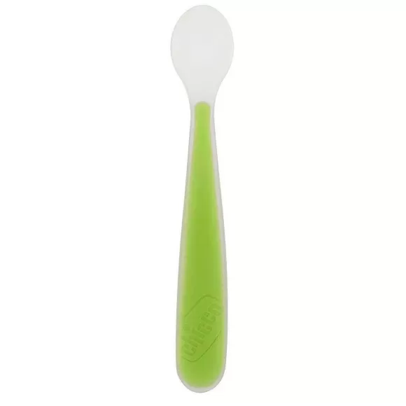 Chicco Cucchiaio In Morbido Silicone 6M+ | Piatti E Posate
