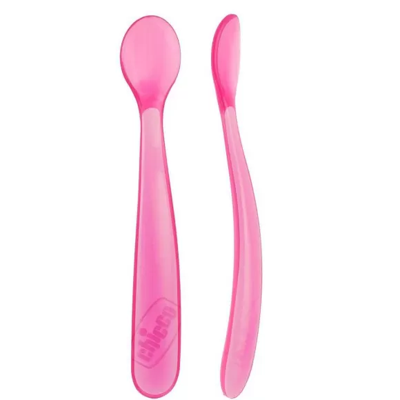 Chicco Cucchiaio In Morbido Silicone 6M+ | Piatti E Posate