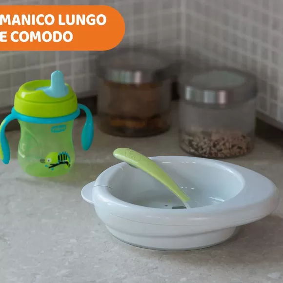 Chicco Cucchiaio In Morbido Silicone 6M+ | Piatti E Posate