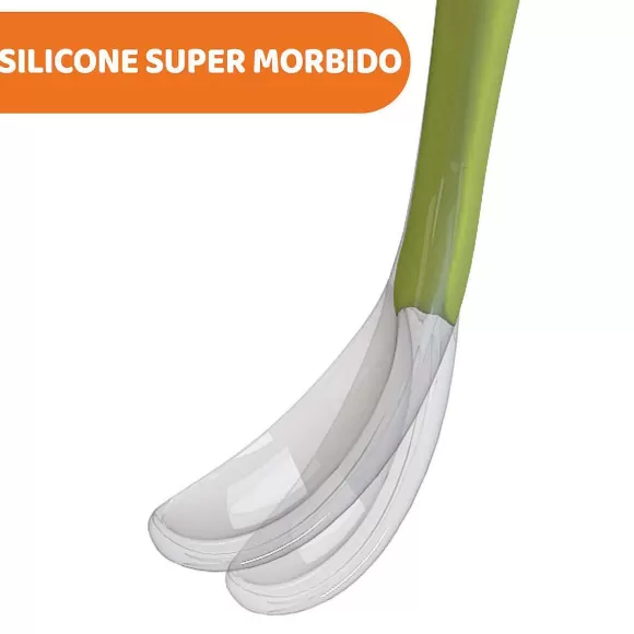 Chicco Cucchiaio In Morbido Silicone 6M+ | Piatti E Posate