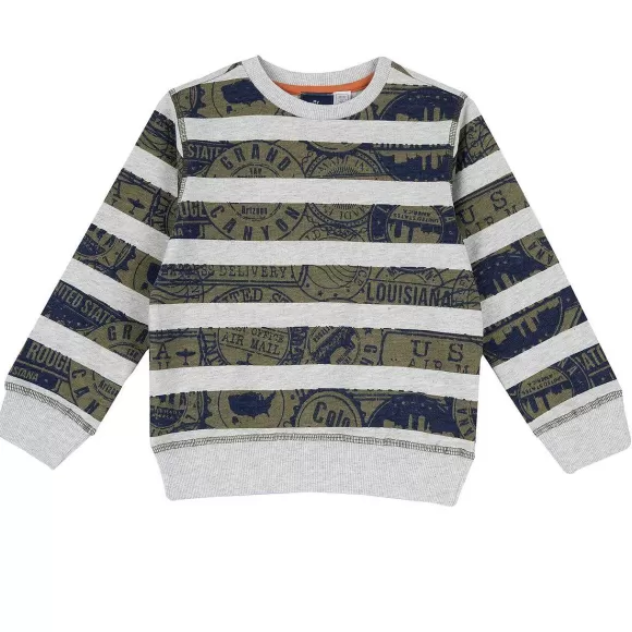 Chicco Felpa Con Fantasia A Righe | Felpe