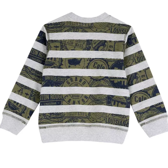 Chicco Felpa Con Fantasia A Righe | Felpe