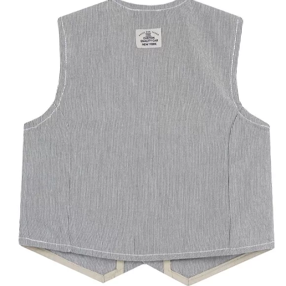 Chicco Gilet Di Cotone Con Fantasia A Righe | Gilet