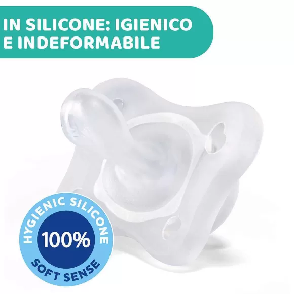 Chicco Gommotto Physioforma® Minisoft 0-2M (2 Pcs) | Succhietti Physioforma