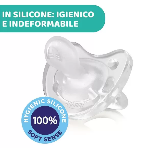 Chicco Gommotto Physioforma® Soft 16-36M (1 Pcs) | Succhietti Physioforma