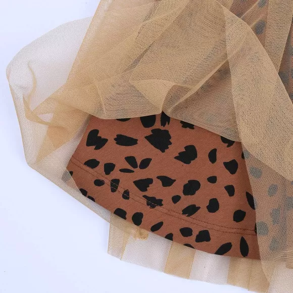 Chicco Gonna Con Tulle E Fantasia Animalier | Gonne