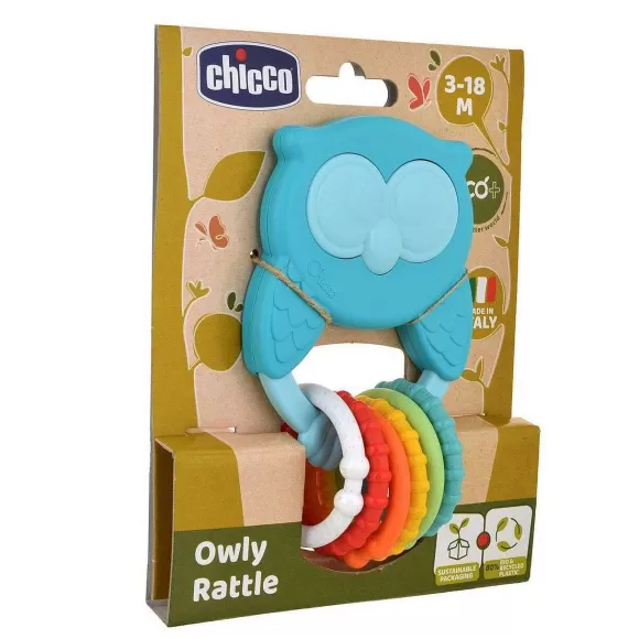 Chicco Gufo Trillino Eco+ | Sonagli, Giochi Passeggino E Seggiolone