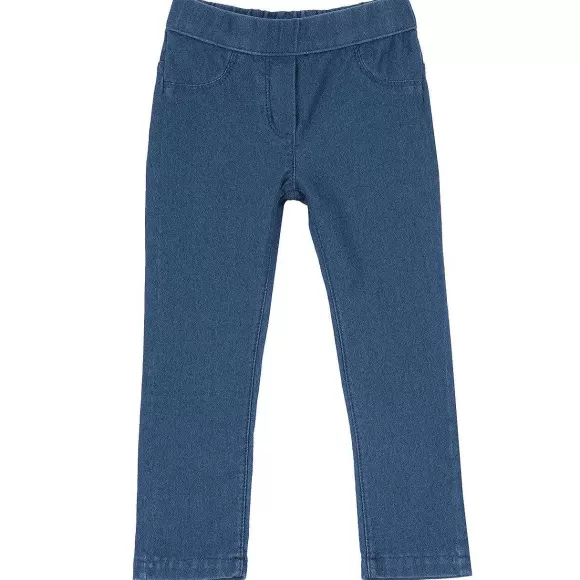 Chicco Jeggings In Felpa Effetto Denim | Jeans