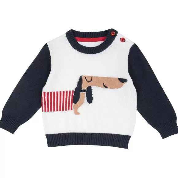 Chicco Maglia Girocollo Con Bassotto | Maglioni