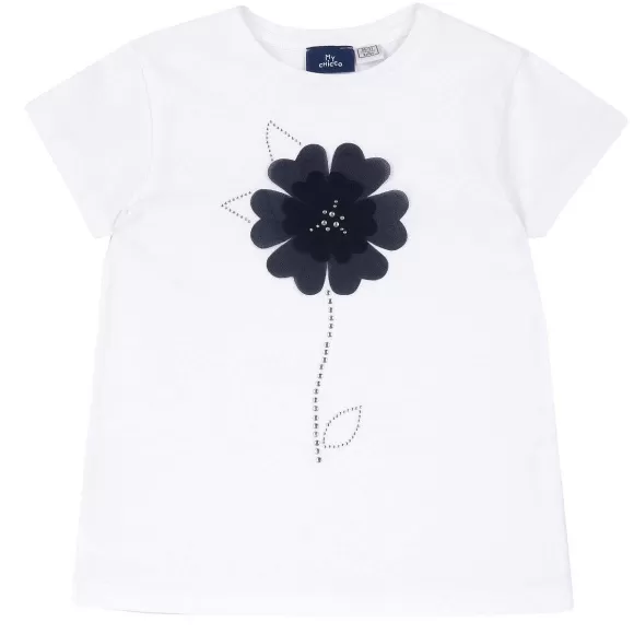 Chicco Maglietta Con Fiore Applicato | T-Shirt