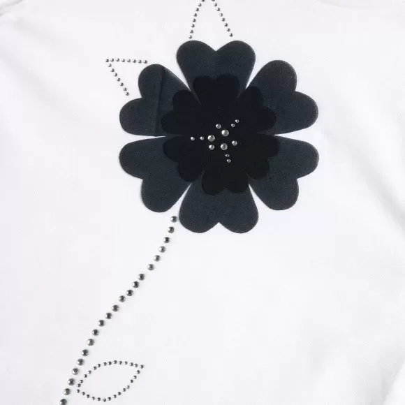 Chicco Maglietta Con Fiore Applicato | T-Shirt