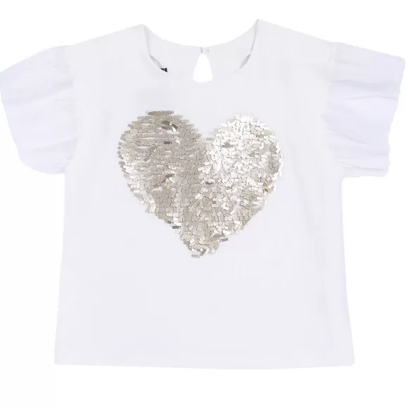 Chicco Maglietta Con Maniche In Tulle | T-Shirt