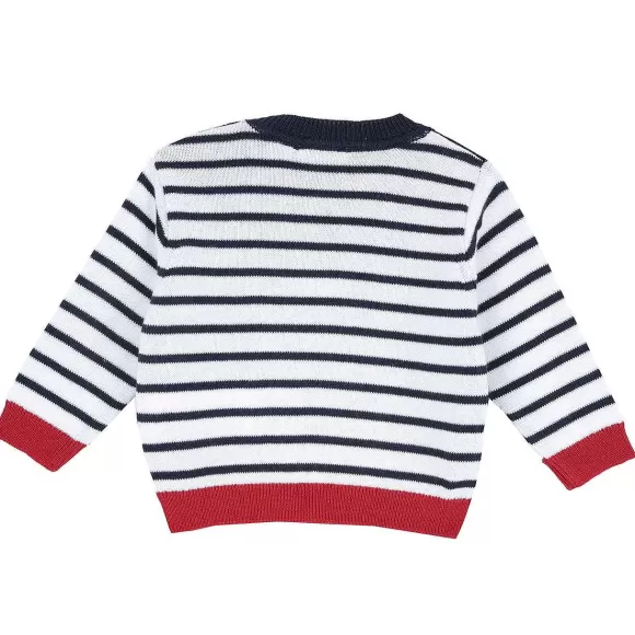 Chicco Maglione Con Maniche Rigate | Maglioni
