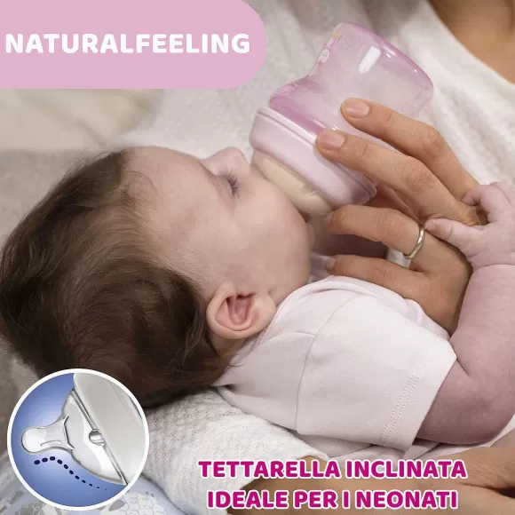 Chicco Naturalfeeling Biberon 0M+ 150Ml Flusso Lento | Biberon