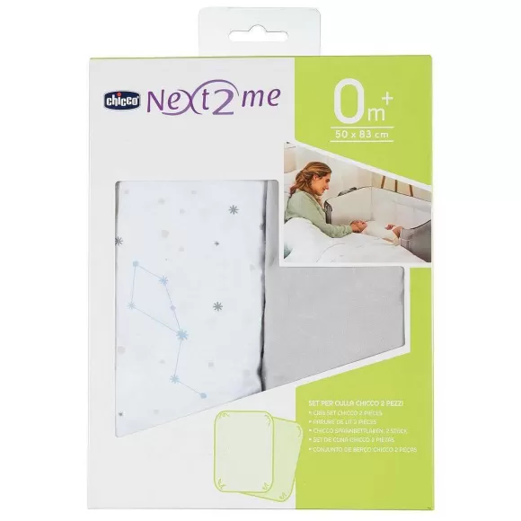Chicco Next2Me Lenzuola - Set 2Pz | Lenzuola E Copertine