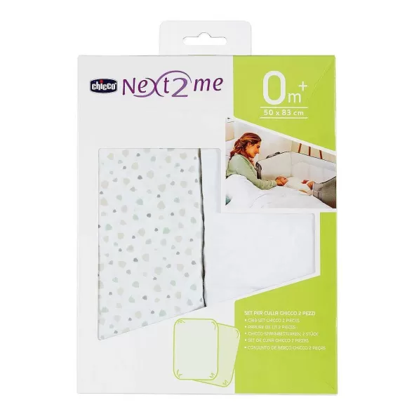Chicco Next2Me Lenzuola - Set 2Pz | Lenzuola E Copertine