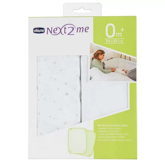 Chicco Next2Me Lenzuola - Set 2Pz | Lenzuola E Copertine