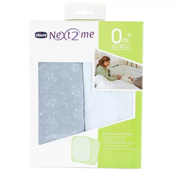 Chicco Next2Me Lenzuola - Set 2Pz | Lenzuola E Copertine