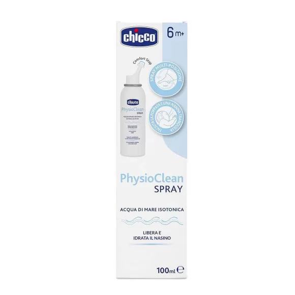 Chicco Physioclean Acqua Di Mare Isotonica | Pulizia Naso