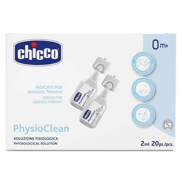 Chicco Physioclean Soluzione Fisiologica 2Ml-20Pz | Pulizia Naso