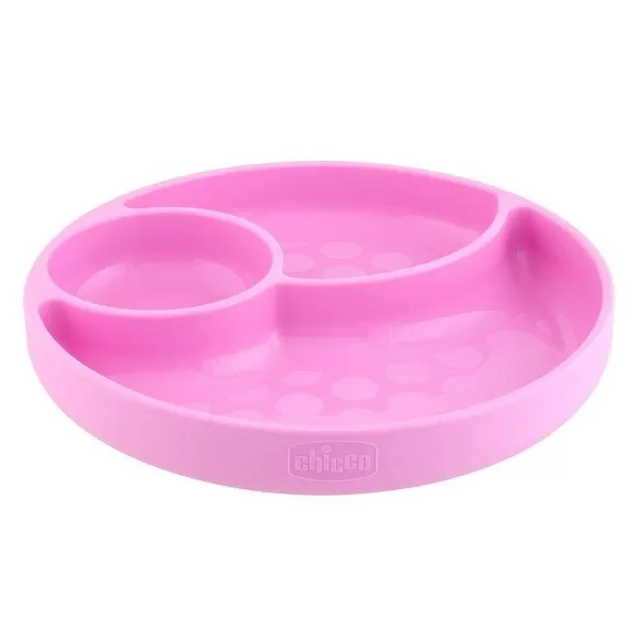 Chicco Piatto In Silicone Con Ventosa | Piatti E Posate