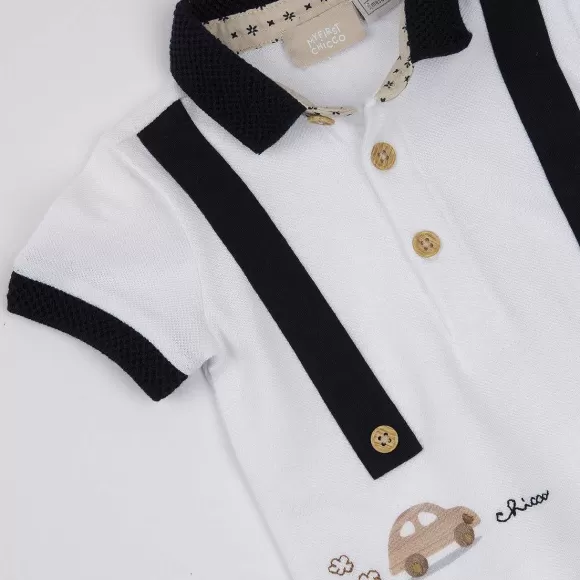 Chicco Polo Con Manica Corta E Macchinina | Polo