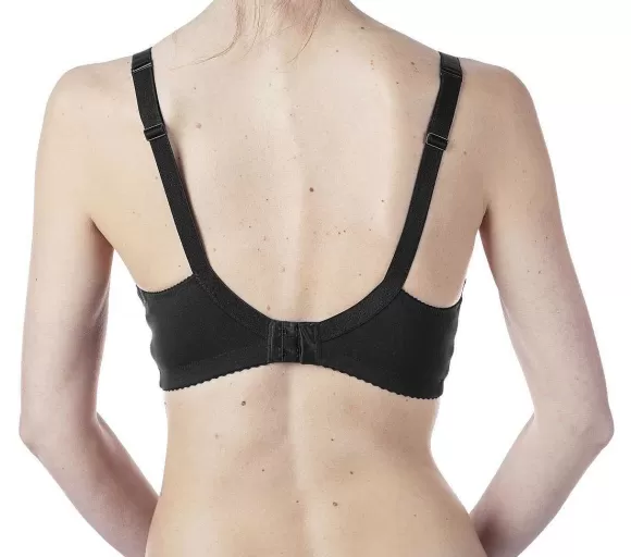 Chicco Reggiseno Allattamento In Cotone Nero | Reggiseni Allattamento